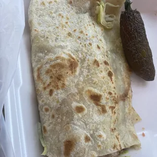 The best burritos ever  Thank u Carolina  Very well customer services  Thank you  I will come back again with my sis