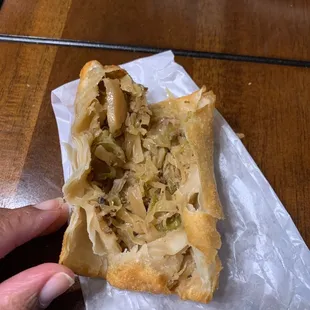 Beef Eggroll! No beef...