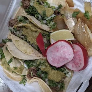 OMG! Tacos de Asada! The best around!