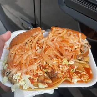 Media with two tacos