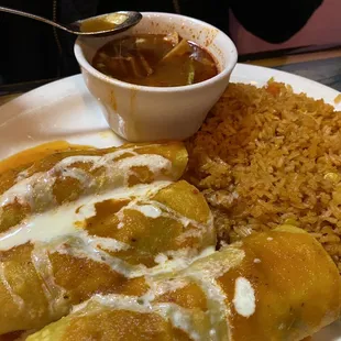 Seafood Enchiladas