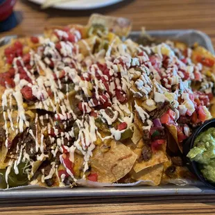 The steak nachos were the jam!