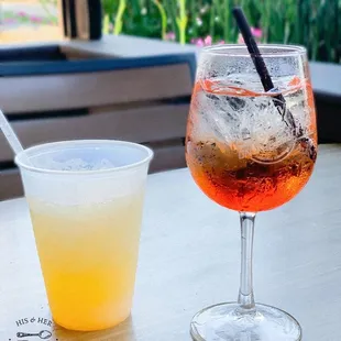 Endless Summer Crush and Aperol Spritz