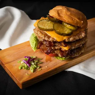 The Chief Chicken Burger from Chixen Kansas City