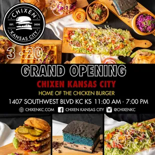 Flyer for our grand opening...