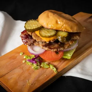 The Little Chief Chicken Burger from Chixen Kansas City