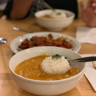 Creamy Masala Chicken Curry Bowl