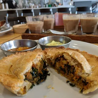 Curried Kale and Potato Pie