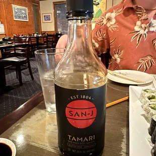Gluten free soy sauce (tamari)