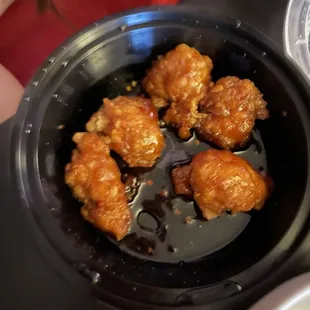 Orange chicken, medium size
