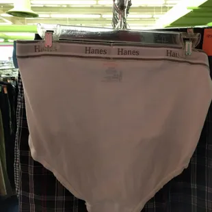 98¢ for second hand tighty whities, I don't think I want used underwear.