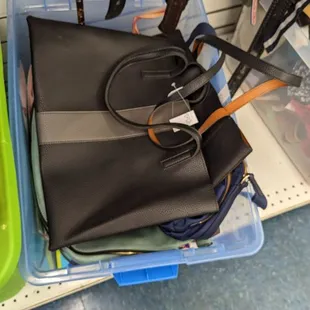 A pile of great totes