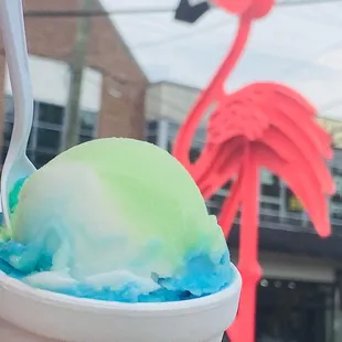 Tie dye Italian ice
