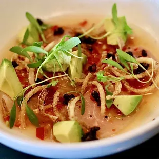 Hamachi crudo. Tasty, small but worth the price!