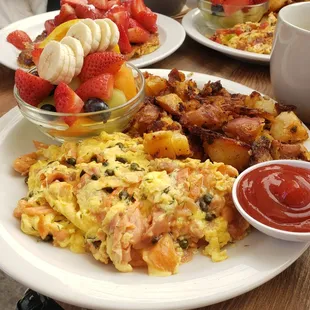 Salmon Scramble