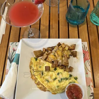 Chicken Fajita Omelet
