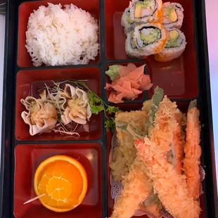 4. Shrimp Tempura Dinner Box