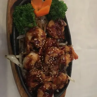 Shrimp teriyaki
