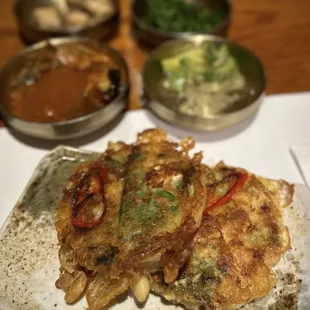 Seafood &amp; Scallion Pancake (D)