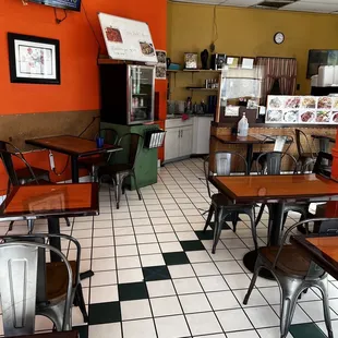 Empty. On a weekend. During lunch hour.