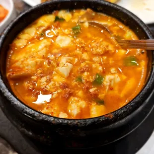 @Cho Dang; 2/8/2024.This is where da Korean same Waitress has worked here forevers!I asked her 4my $20 Combo,Y is my Tofu Soup So Spicy?