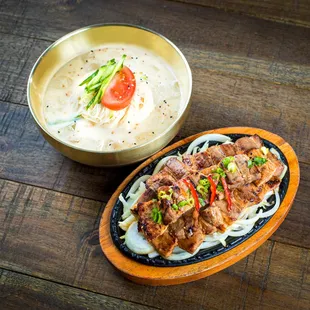 Soy Bean Noodle + Marinate Pork