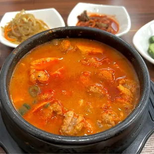 Fish Egg Tofu Soup