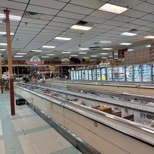 the refrigeration area