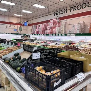 a variety of fruits and vegetables