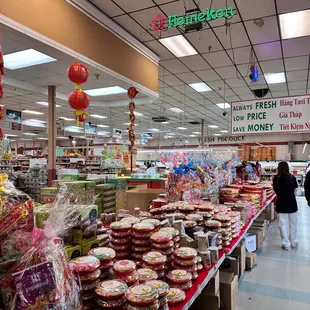 the interior of the store