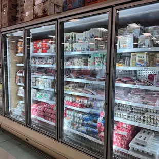a refrigerated display case