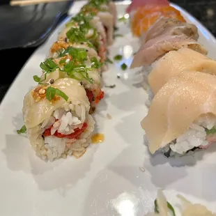 sushi and sashimi, food