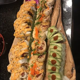 King Kong Roll and Green Hornet are my husbands favorite.