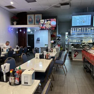 interior, sushi and sashimi