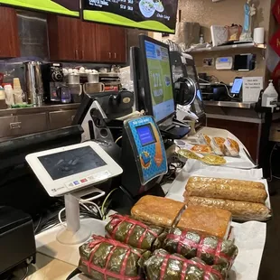 interior, sandwiches