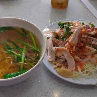 Shredded Chicken Soup