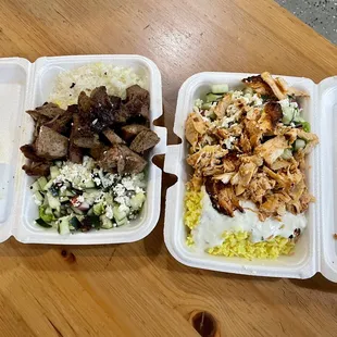 Lamb and Chicken Bowl