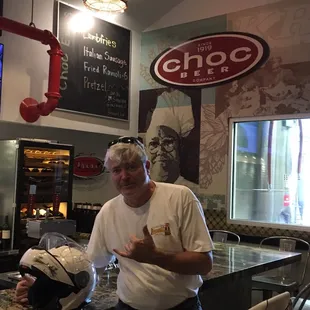 Choc Brewing for Krebs OK this is a big deal...Associated with Pete&apos;s Place Italian...huge outfit n 4 TH generation brewer...