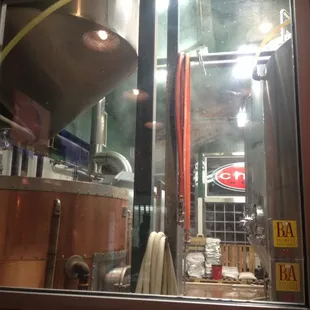 In the brewery