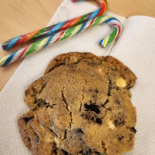 For size comparison,  next to candy canes