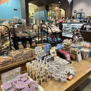 a variety of desserts