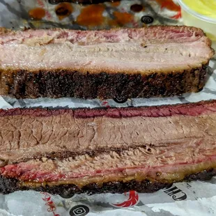 Pork belly and brisket