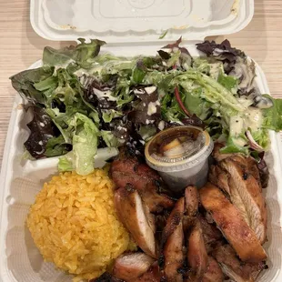 chicken bbq plate