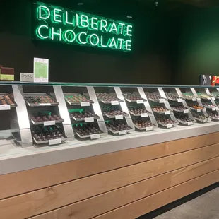 Chocolate counter