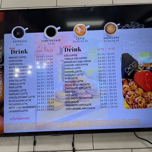 Drink Menu (11/20/24)