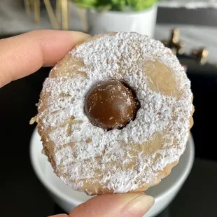 Dulce de Leche shortbread cookie