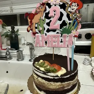 Chocolate layer cake 6"