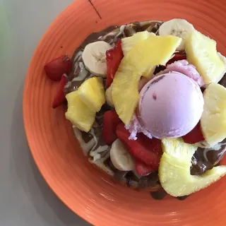 Choco Fruit Waffle
