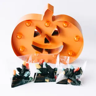 Seasonal Item: Dark Chocolate Gummy Worms
