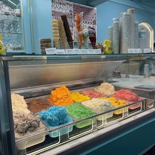 Ice cream selection